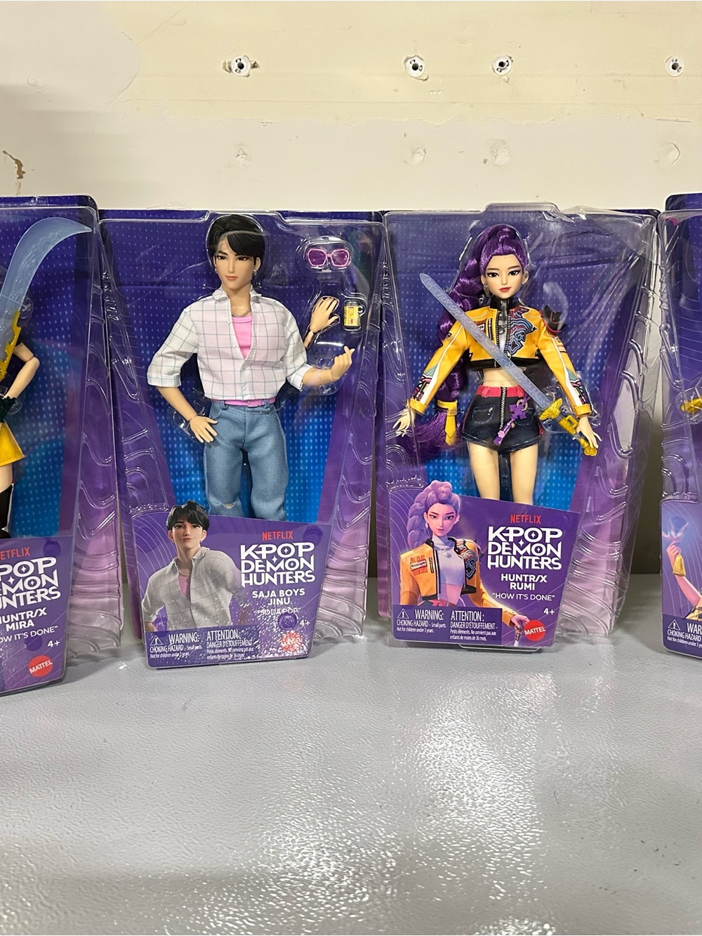 Netflix K-POP Demon Hunters HuntRx Set of 4 Dolls